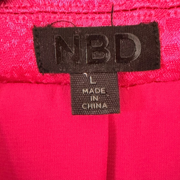 NBD Terre Blazer Dress Snakeskin, Size L - Picture 5 of 7